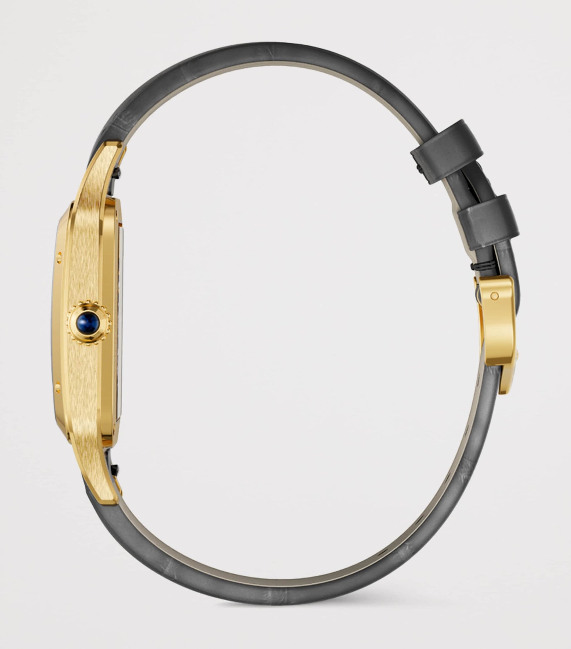 Large Yellow Gold Santos-Dumont Skeleton Watch 43.5mm