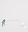 Ray-Ban Silver RB3947 Chromance Metal Irregular Sunglasses