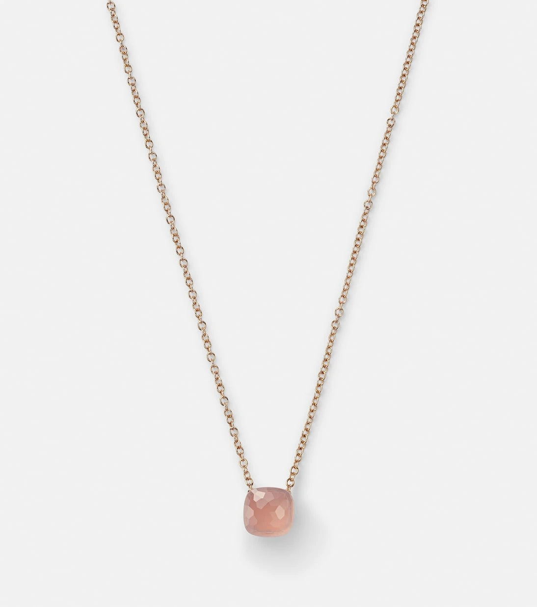 Pomellato - Nudo 18kt gold necklace with rose quartz