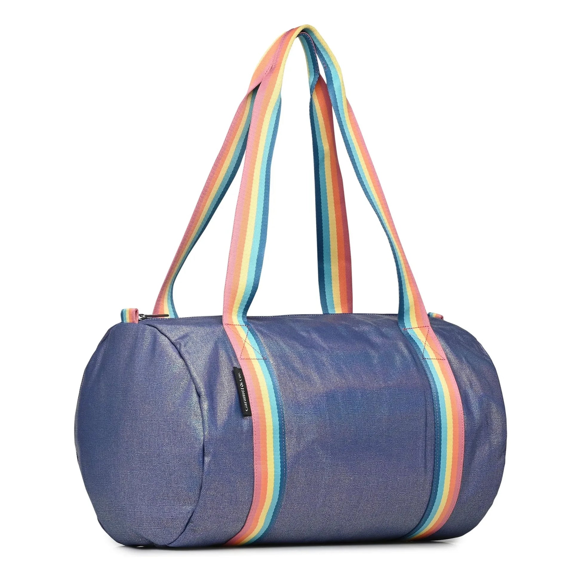 Caramel & Cie - Iridescent Weekend Bag | Blue