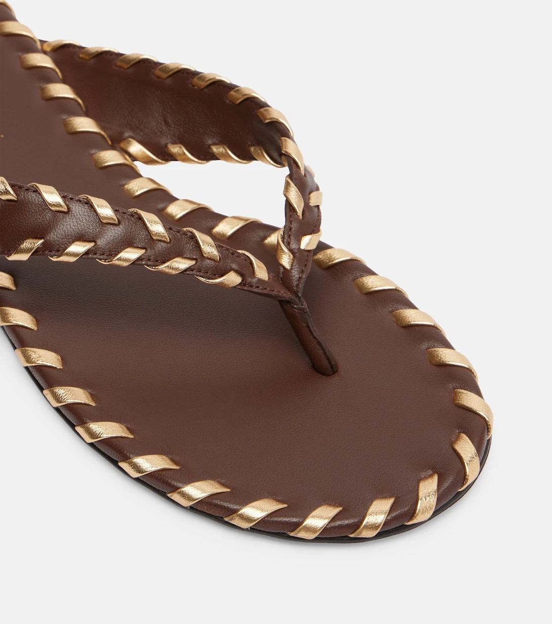 Gianvito Rossi - Zaira leather thong sandals