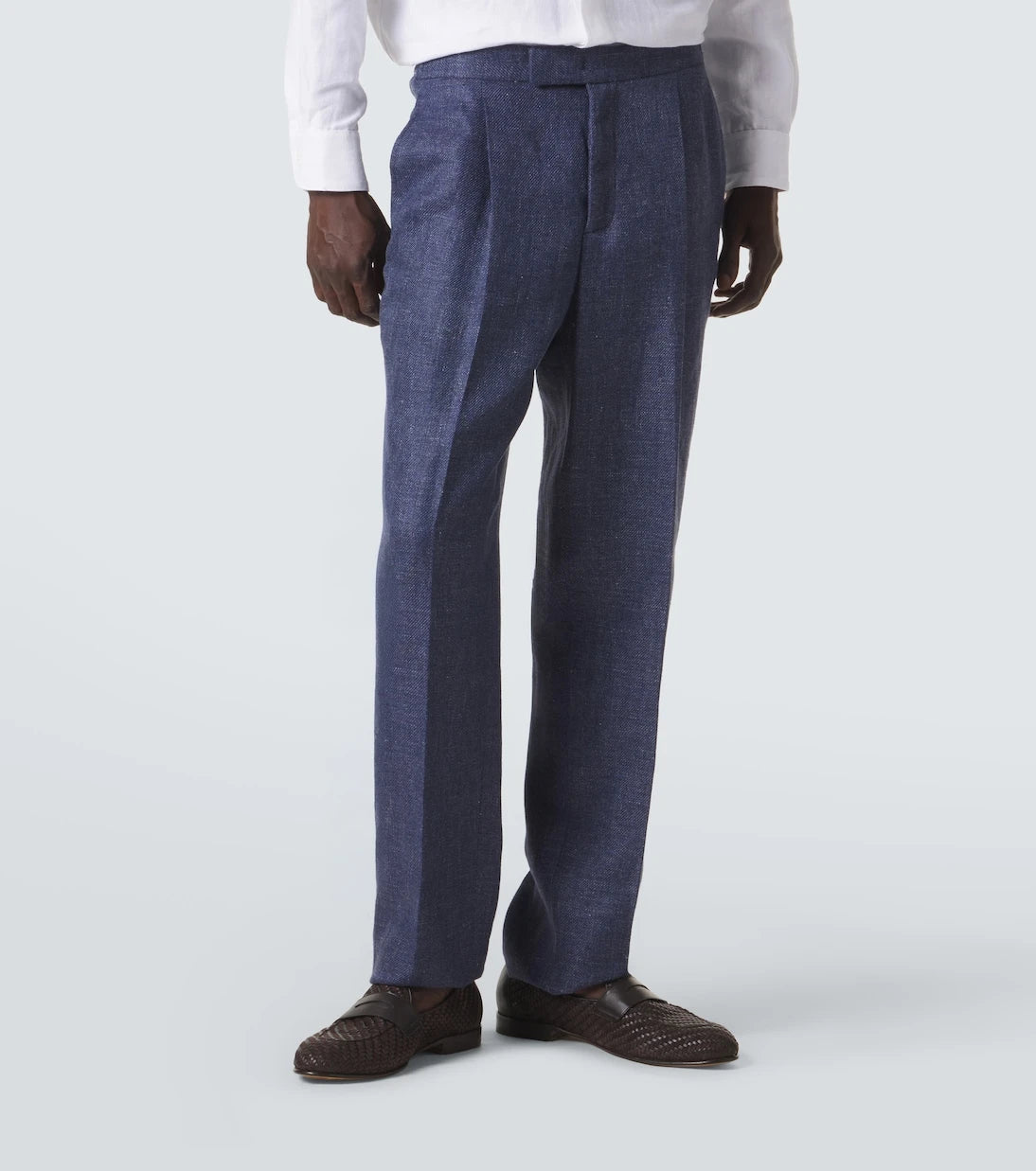 Berluti - Linen, wool, and silk tapered pants