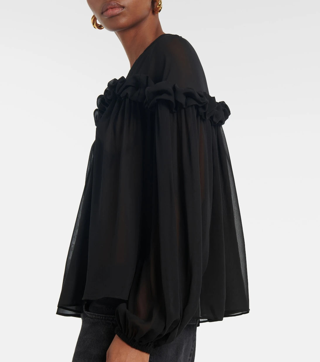 Ulla Johnson - Peggy ruffled silk georgette blouse