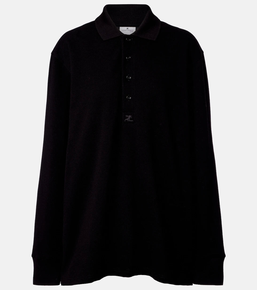 Courrèges - Cotton jersey polo sweater