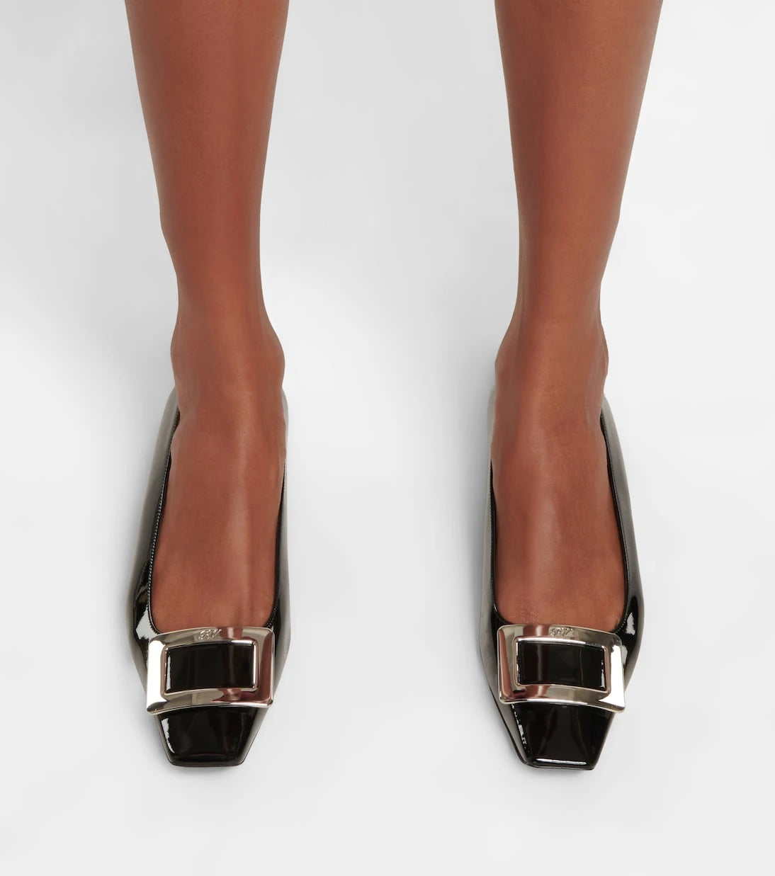 Roger Vivier - Belle Vivier patent leather ballet flats