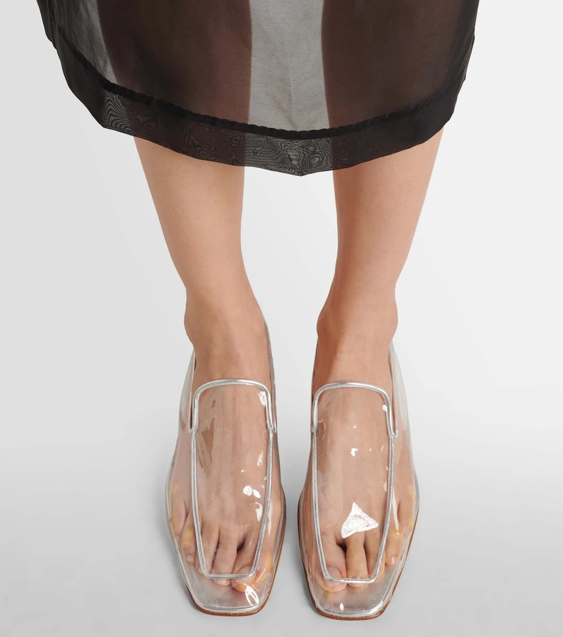 Herbert Levine - Clear The Air 30 PVC loafer pumps