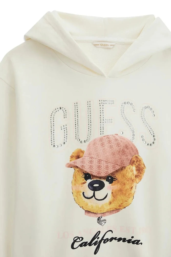 Guess суичър с качулка за деца от памук
