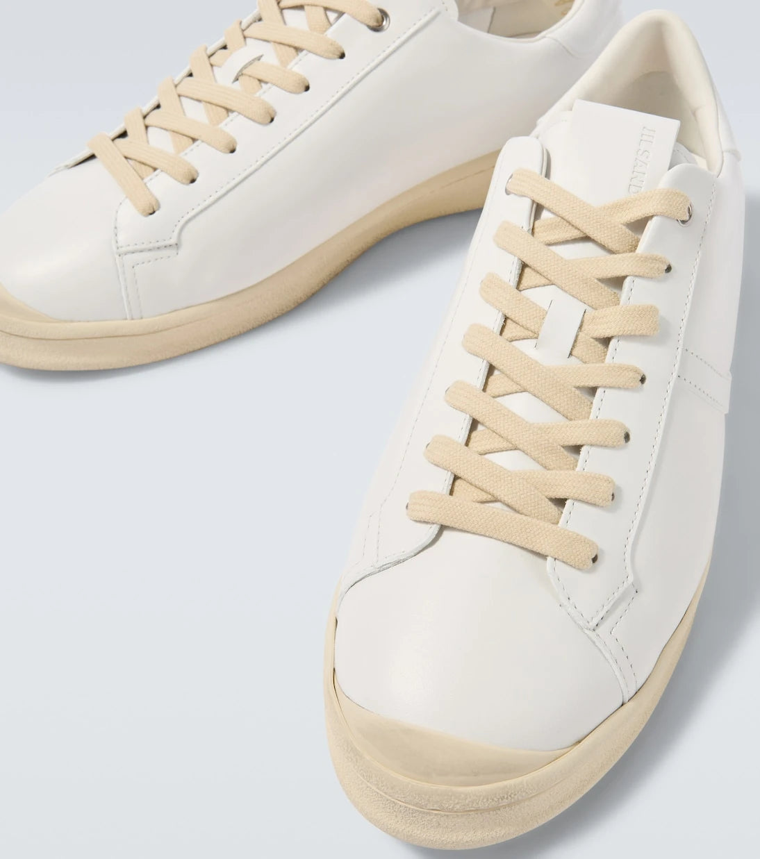 Jil Sander - Leather low-top sneakers