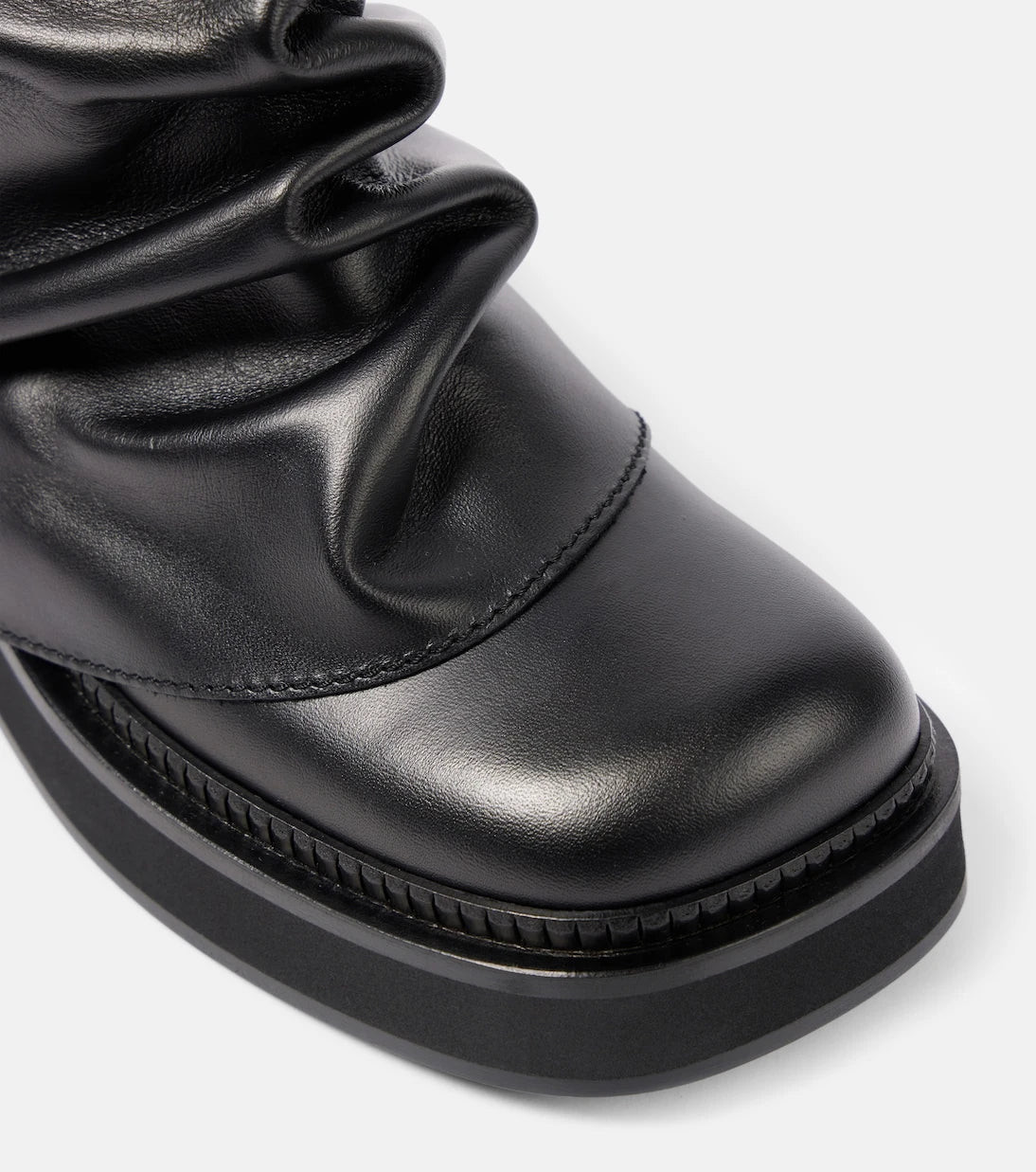 The Attico - Robin leather ankle boots