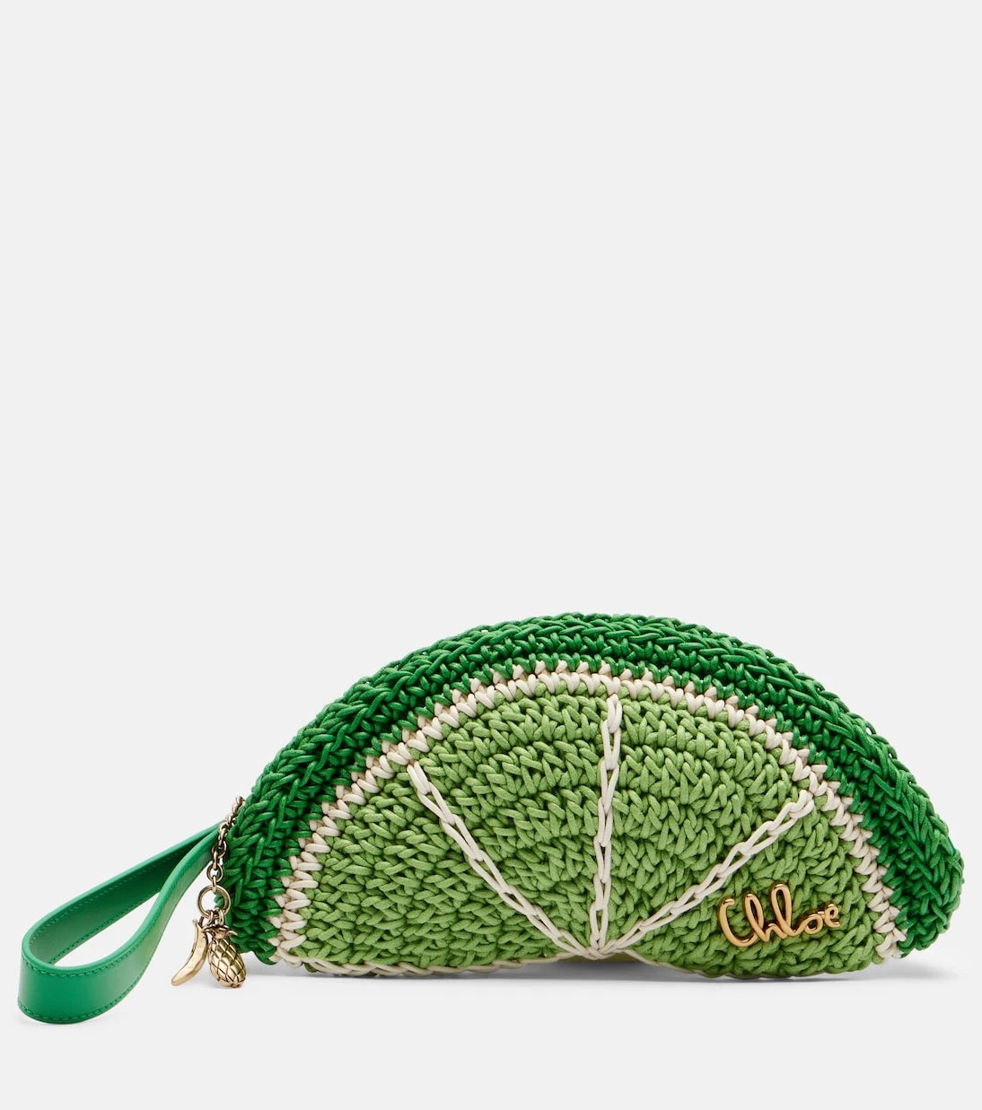 Chloé - Chloé Tropicus Lime Slice clutch