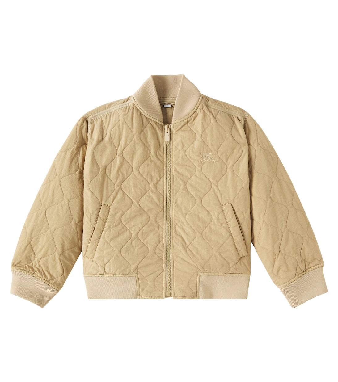 Burberry Kids - EKD quilted bomber jacket