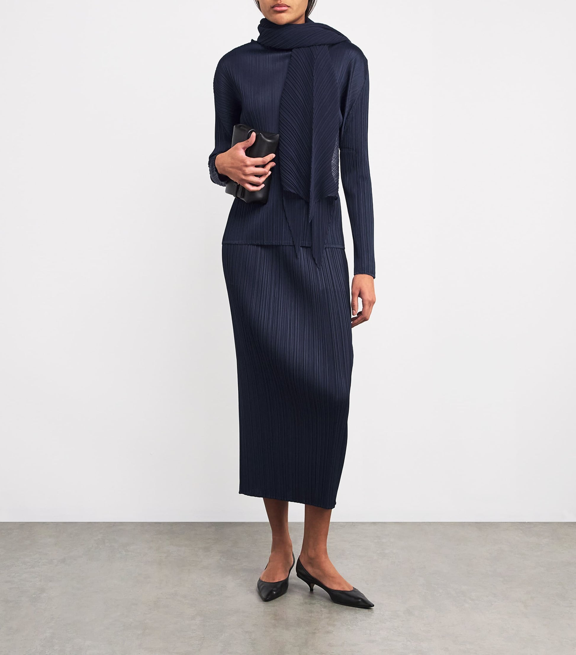 Navy New Colorful Basics 4 Long-Sleeve Top