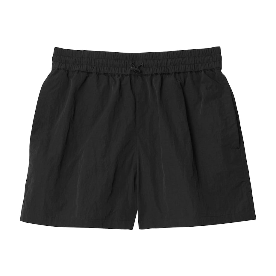Black Nylon EKD Shorts