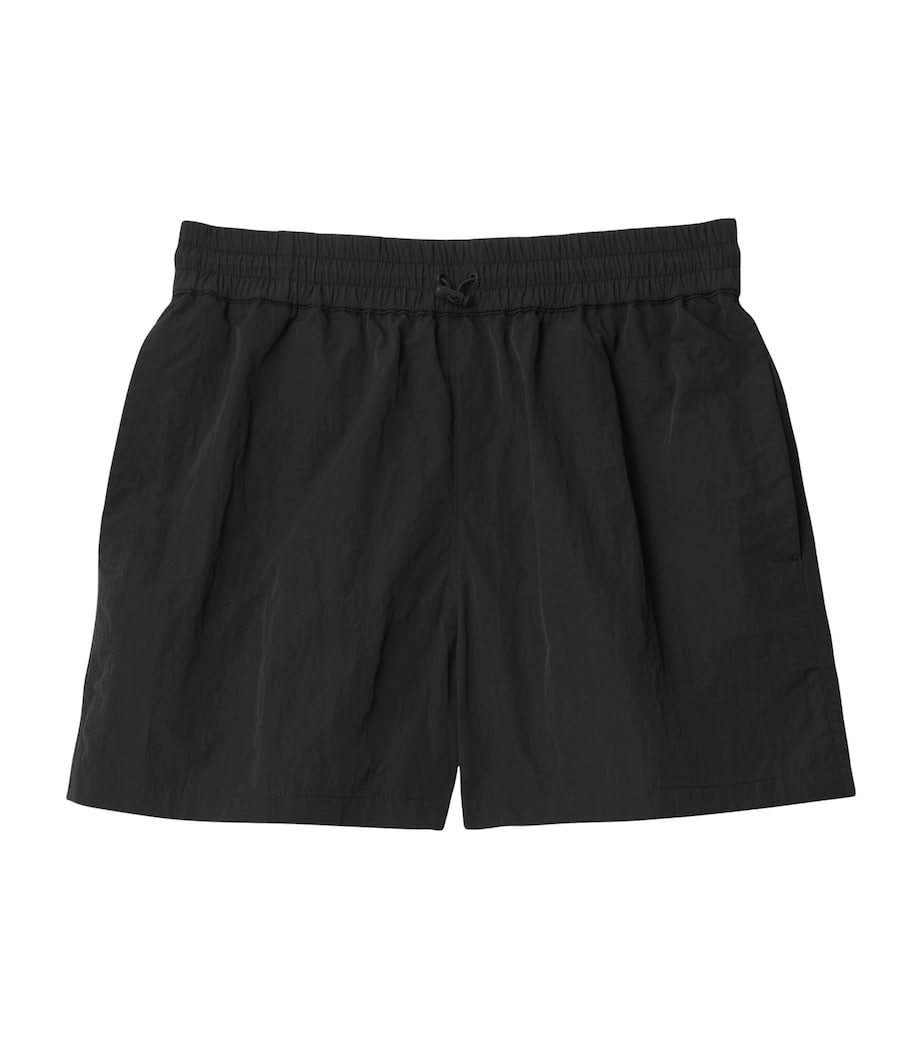 Black Nylon EKD Shorts