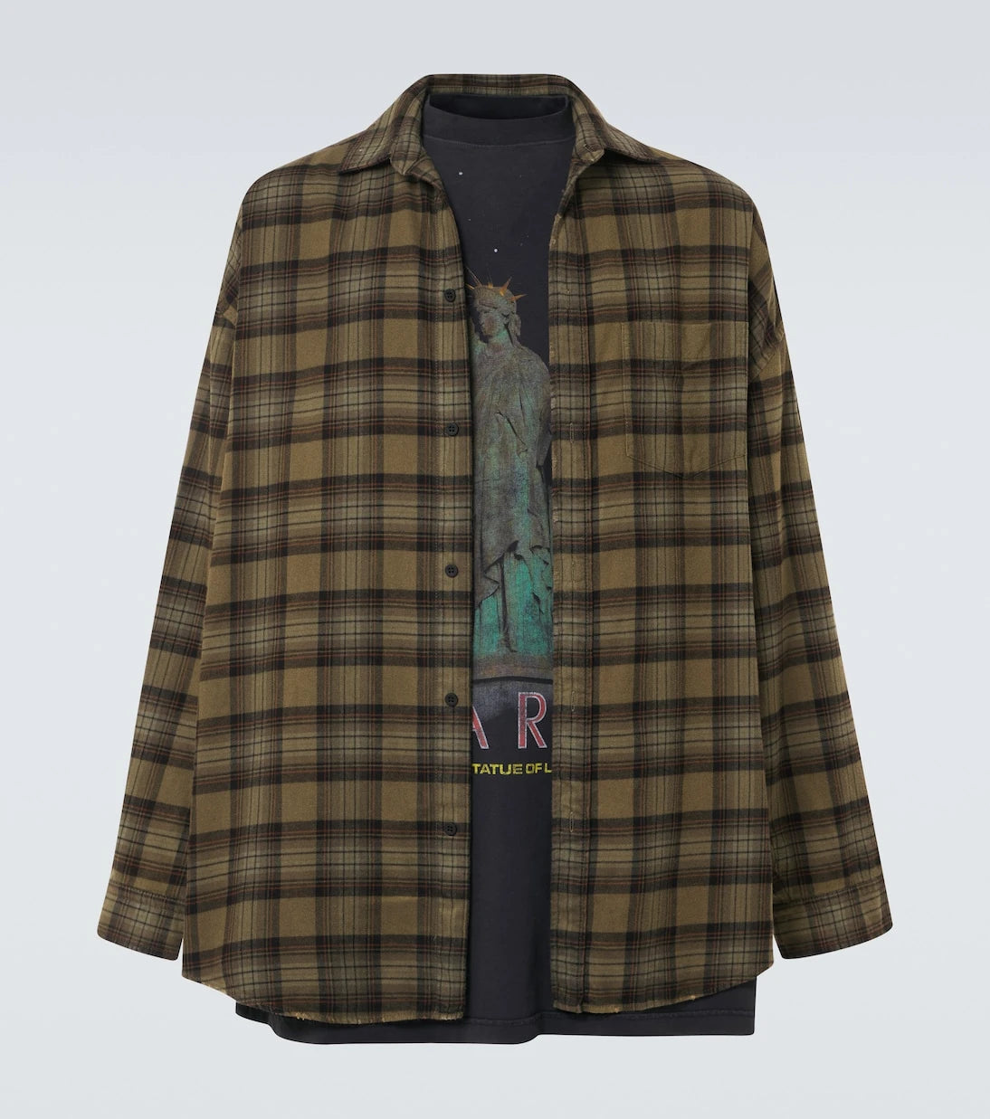 Balenciaga - Paris Liberty layered cotton shirt