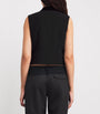 Claudie Pierlot Black Tie-Neck Blouse