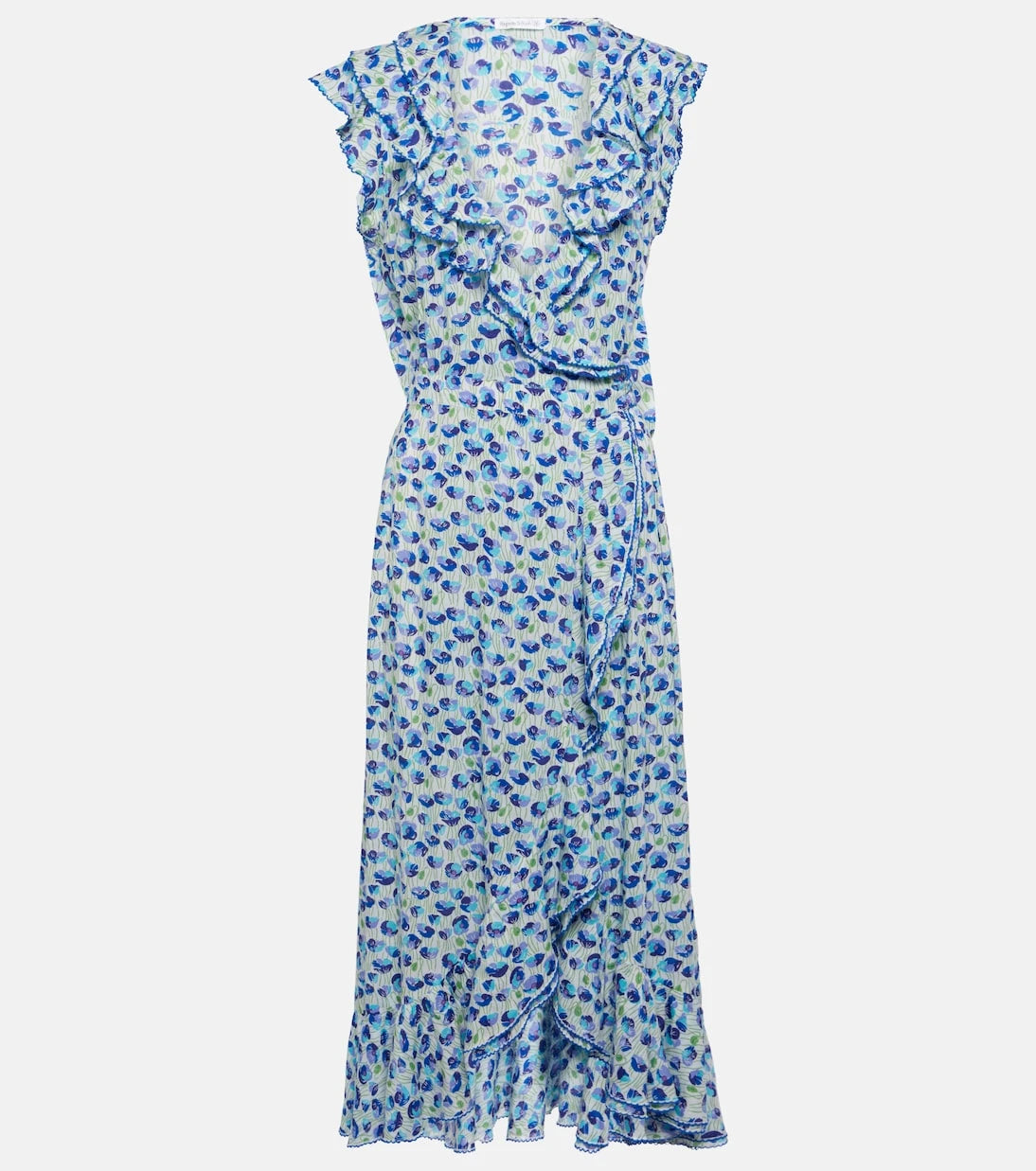 Poupette St Barth - Triny printed ruffled midi dress