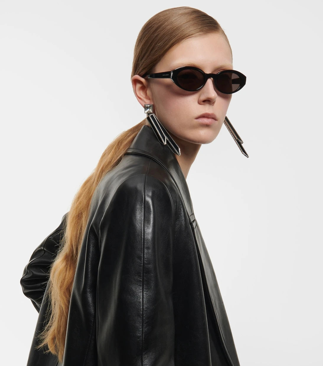 Saint Laurent - Oval sunglasses
