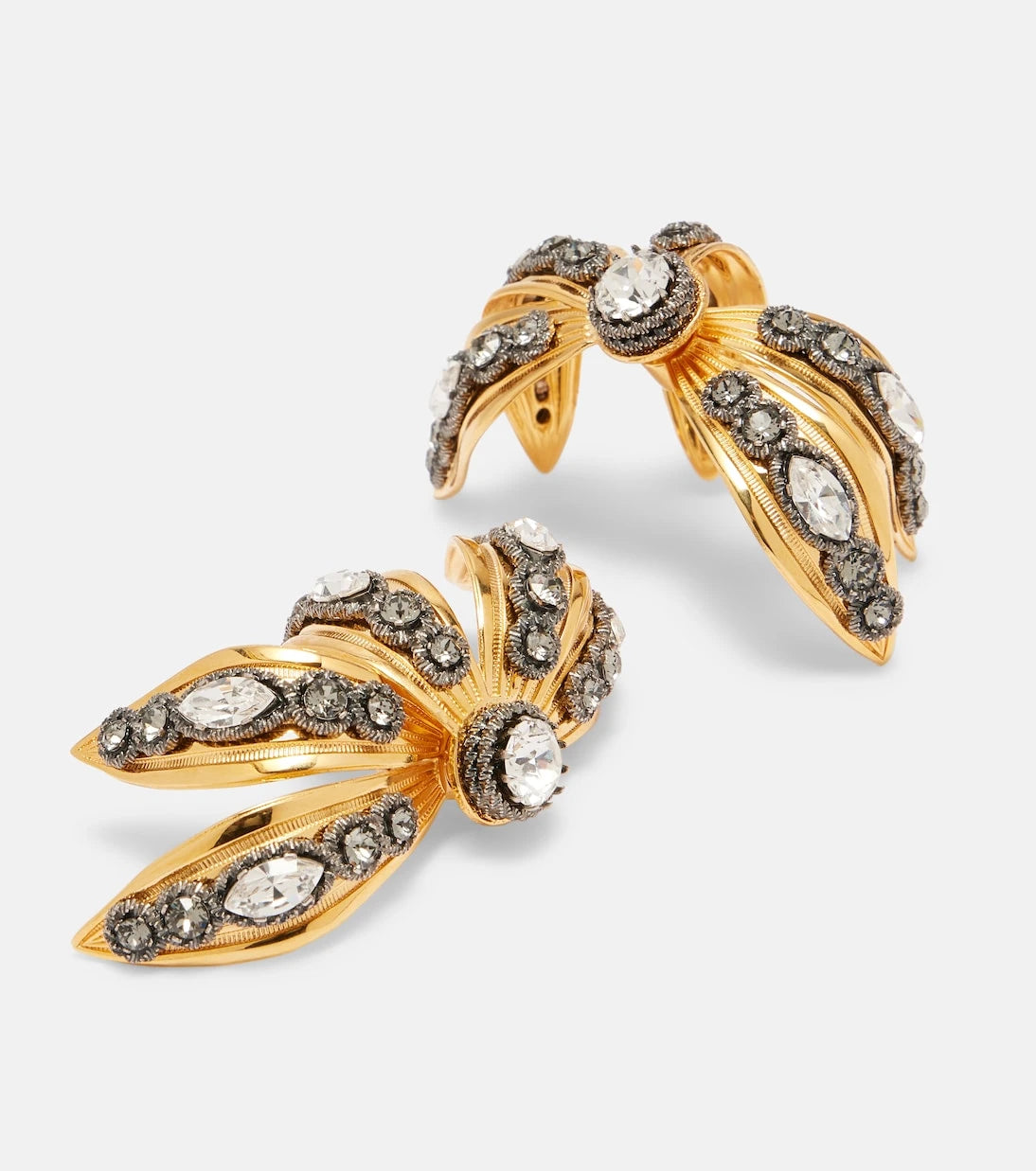 Balenciaga - Bloom embellished earrings