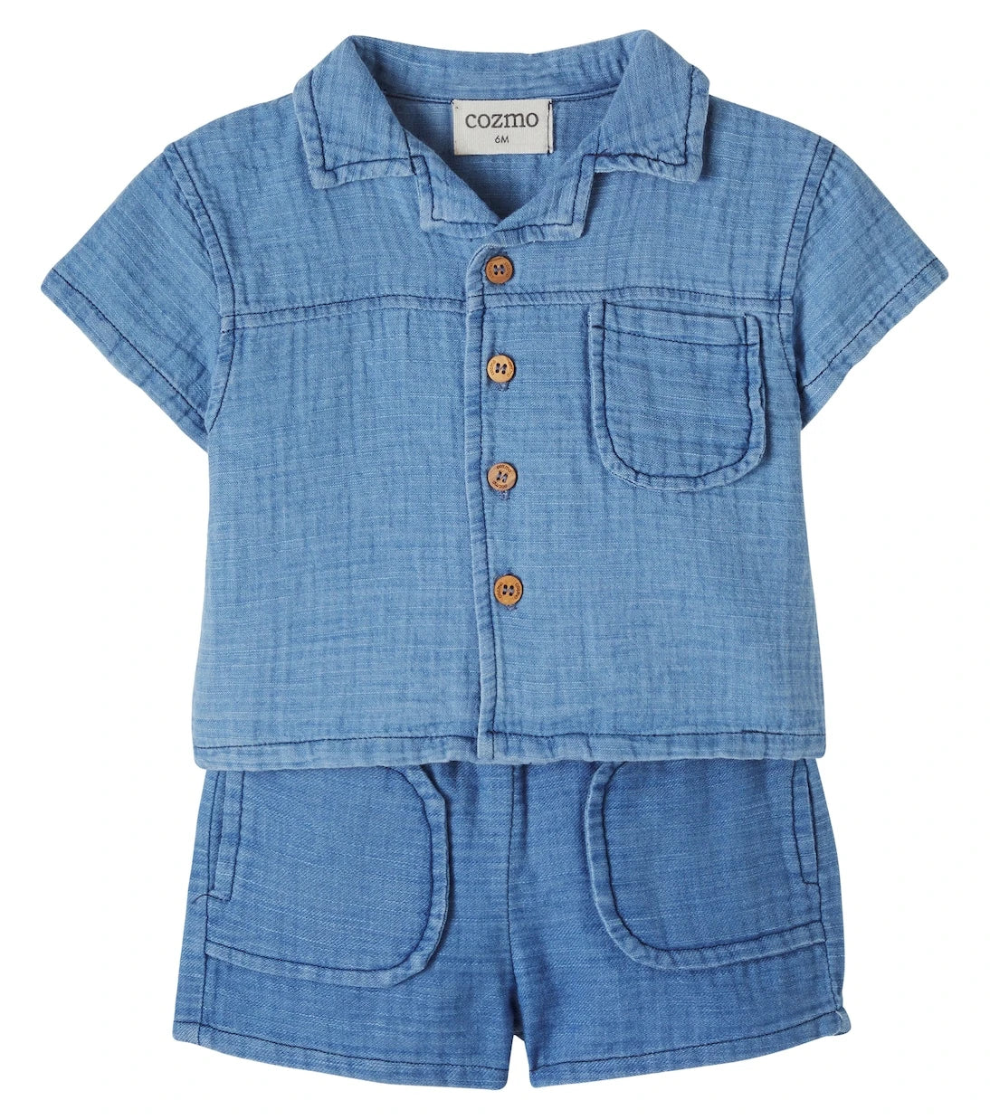 Cozmo - Baby Gale shirt and Kai shorts set
