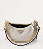 Prada White Mini Leather Re-Edition Shoulder Bag