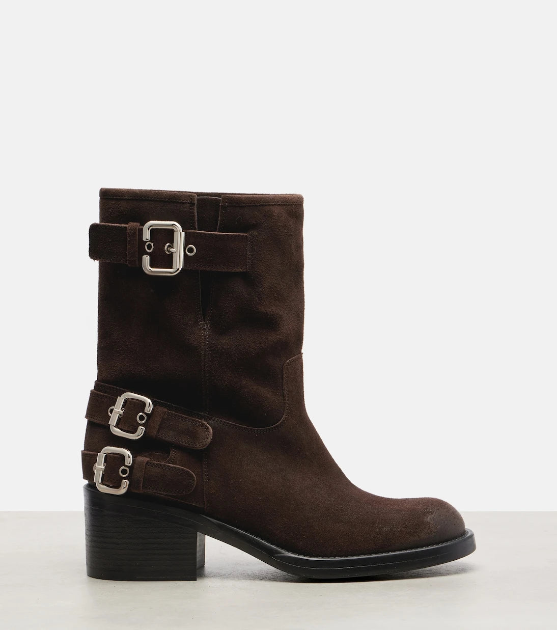 Chloé - Dakota 60 suede biker boots