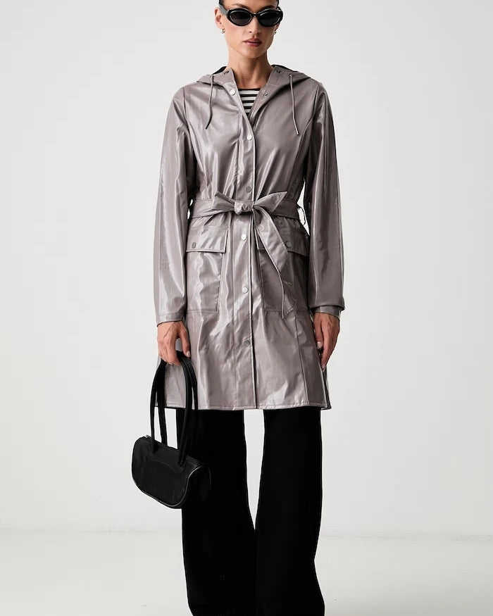 Rains Kadın Geçiş Montu Curve Long Jacket W3