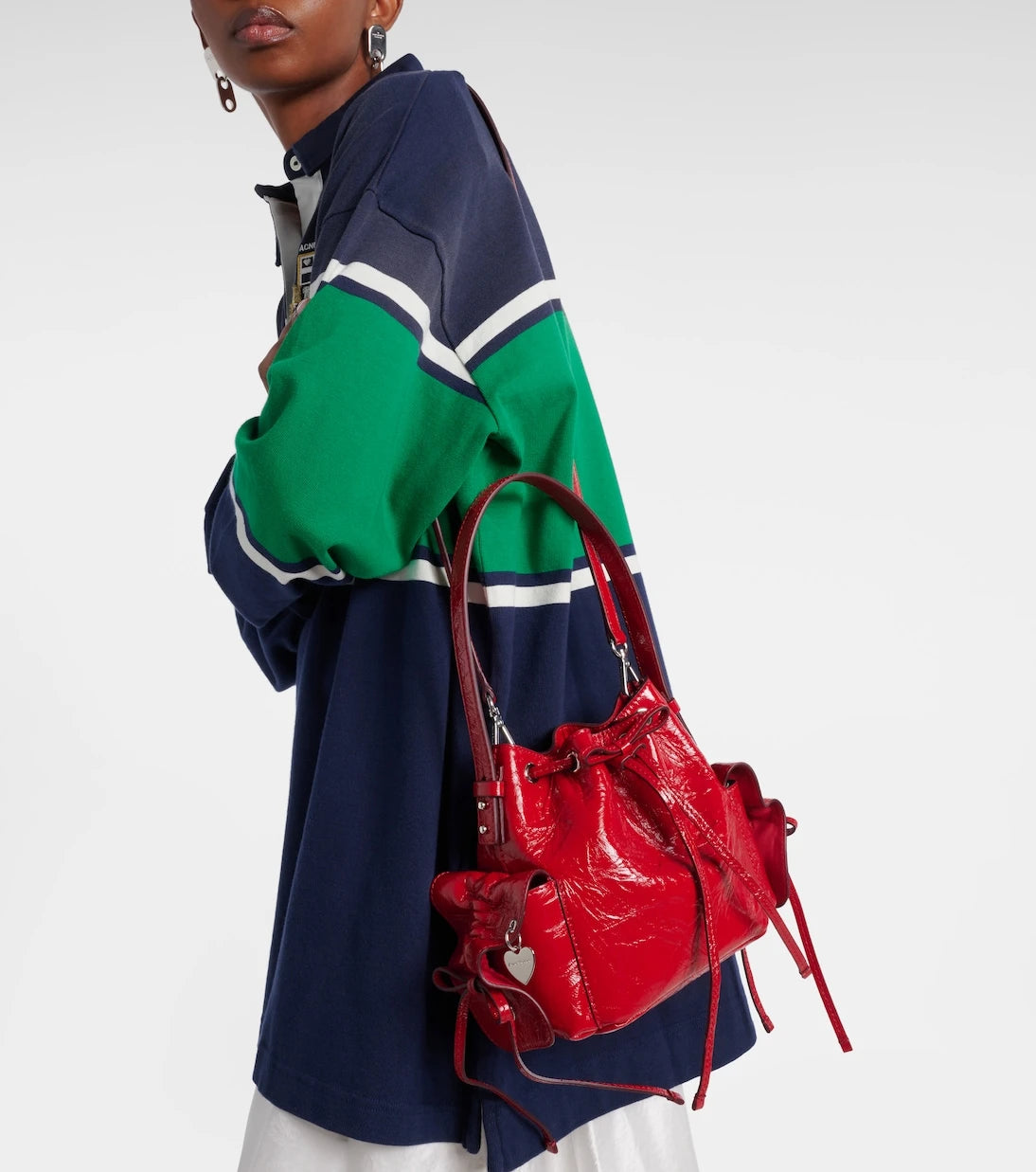Acne Studios - Multipocket Mini leather bucket bag