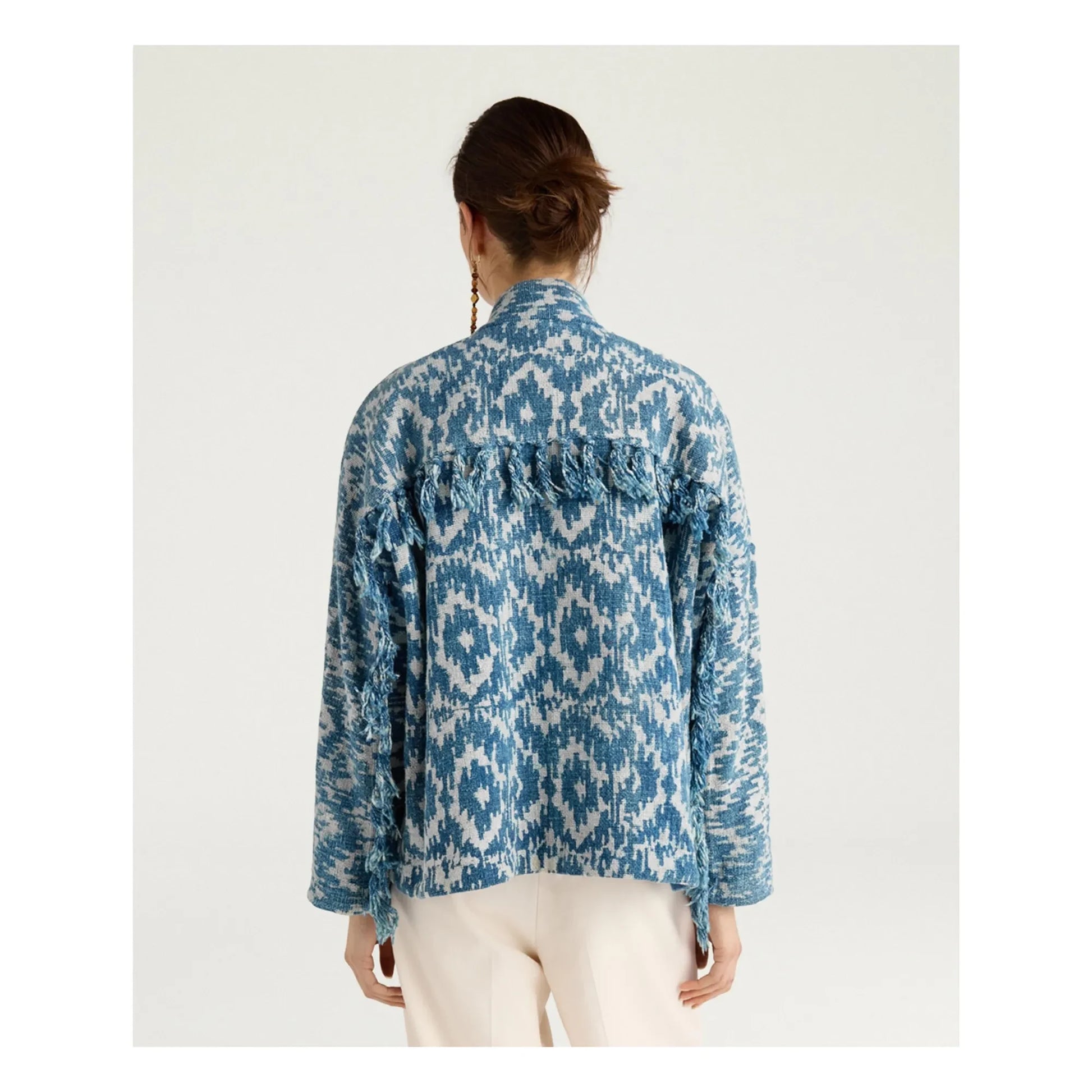 Momoni - Ara Cotton Jacket | Blue