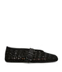 Alaïa Black Suede Vienne Ballet Flats