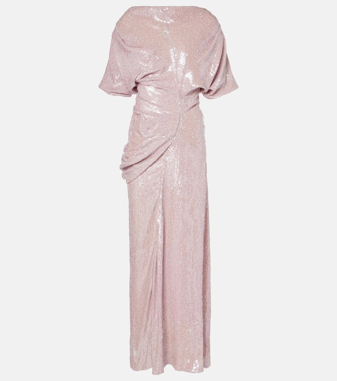 Dries Van Noten - Sequined draped gown
