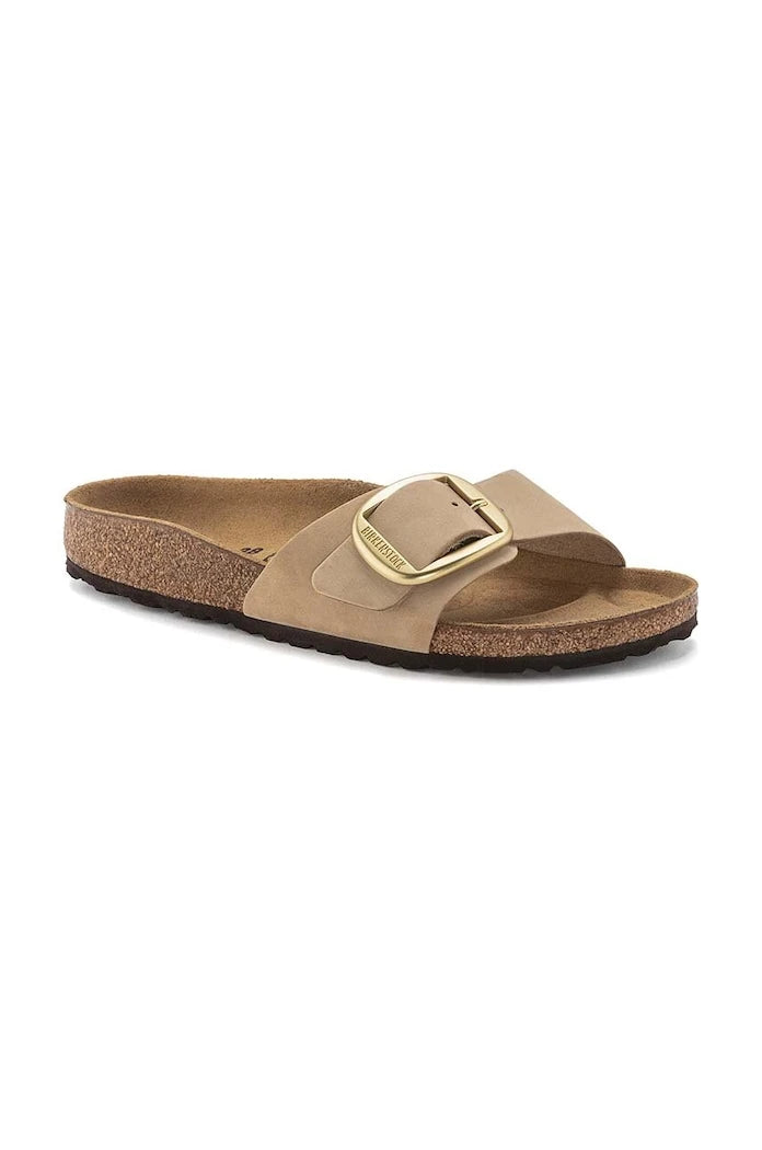 Чехли от набук Birkenstock Madrid Big Buckle