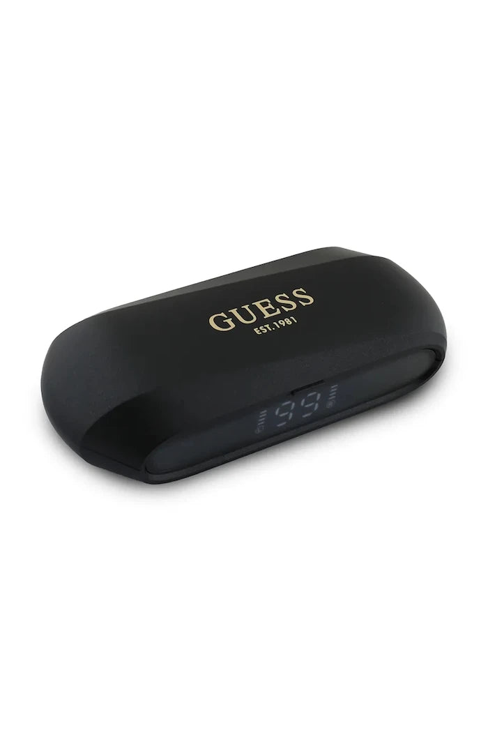 Guess Elongated Metalik Baskılı Logo Kablosuz Kulaklık