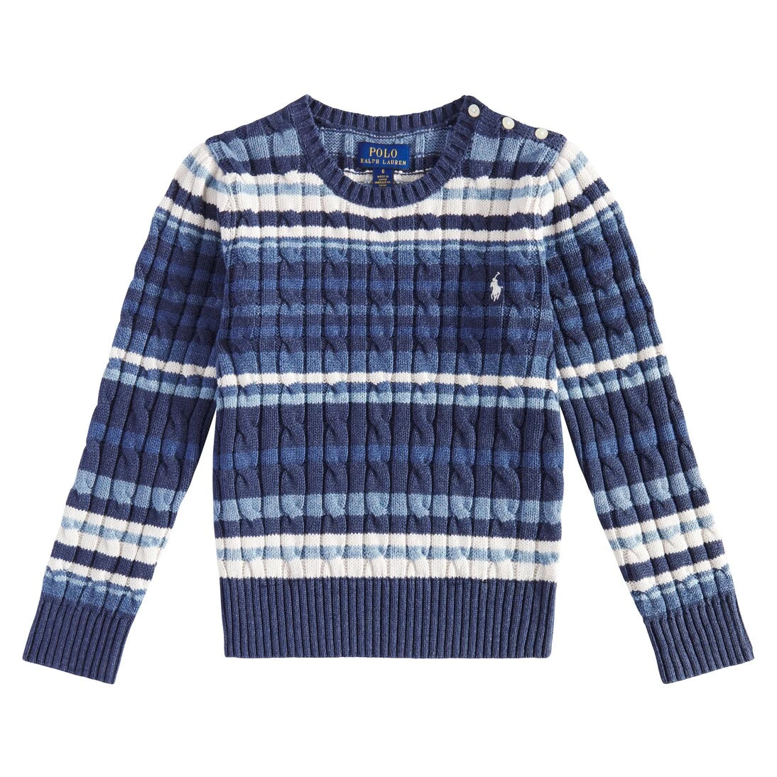 Polo Ralph Lauren Kids - سترة قطنية مقلمة