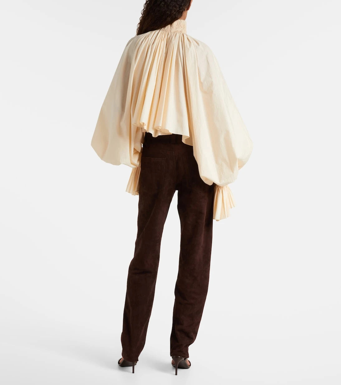 Khaite - Durer cotton-blend blouse