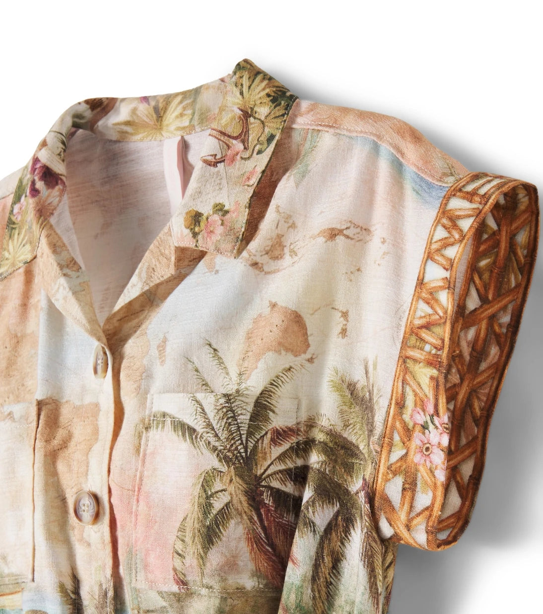 Zimmermann Kids - Mahon printed cotton romper