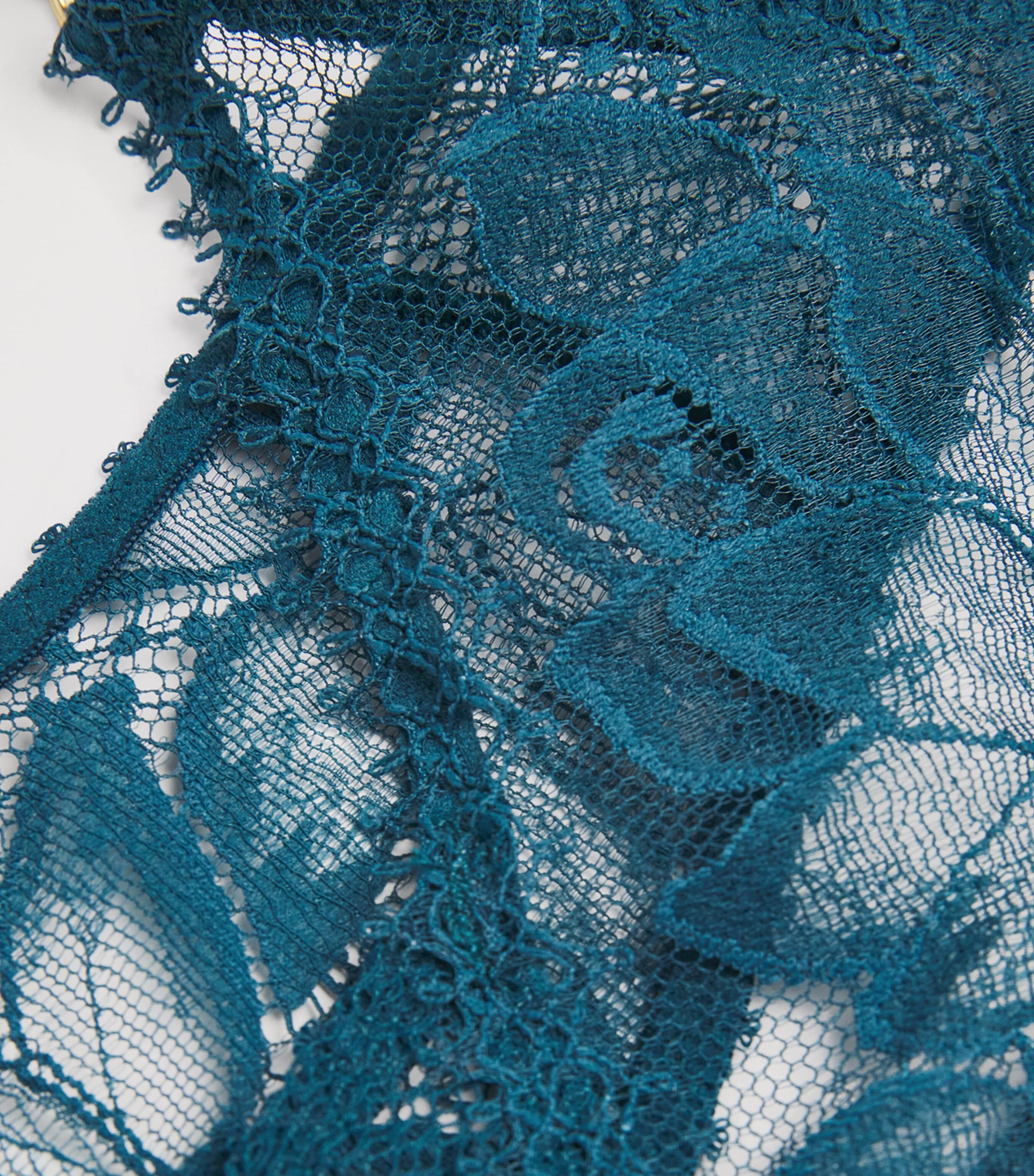 Blue Flawless Love Suspender Belt