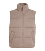 Mackage Brown Wool-Cashmere Braxton Down Gilet