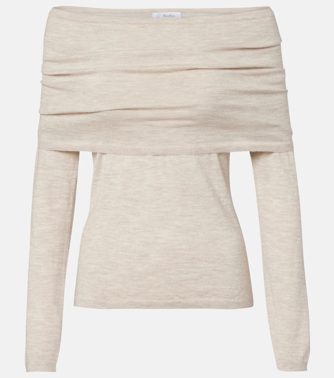 Max Mara - Faretra off-shoulder cashmere sweater