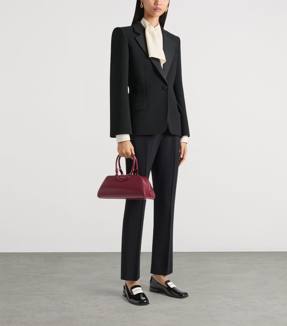 Givenchy Small Leather Antigona Cube East-West Top-Handle Bag