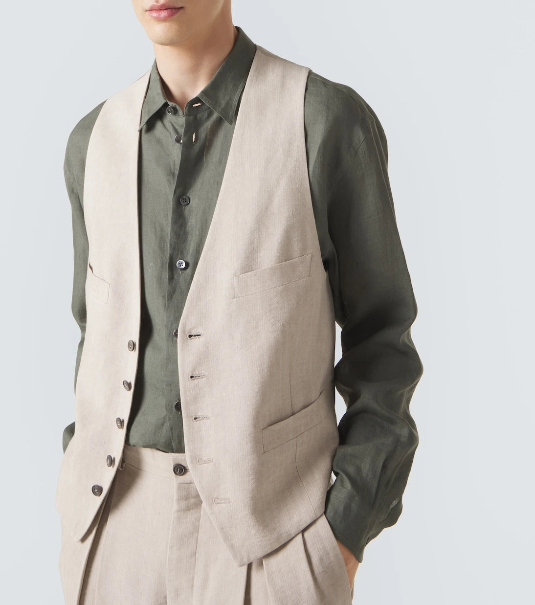 Giorgio Armani - Archivio linen shirt