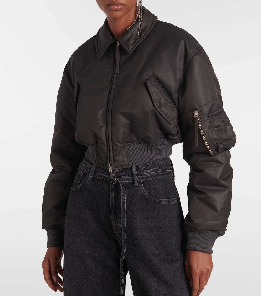 Acne Studios - Cropped bomber jacket
