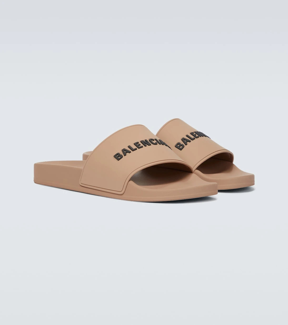 Balenciaga - نعال بول لوغو المطاطية