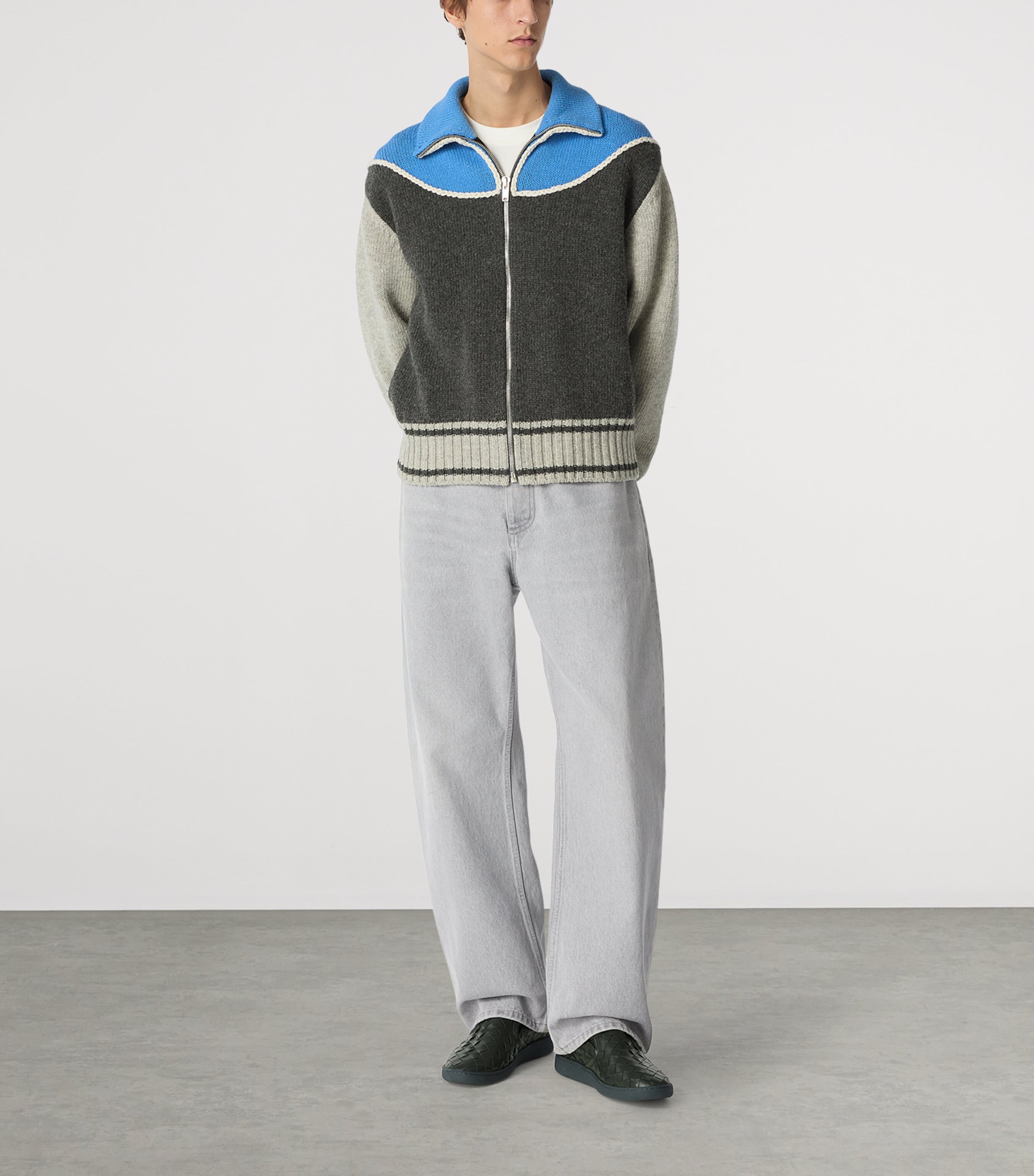 Leather Intrecciato Loafers