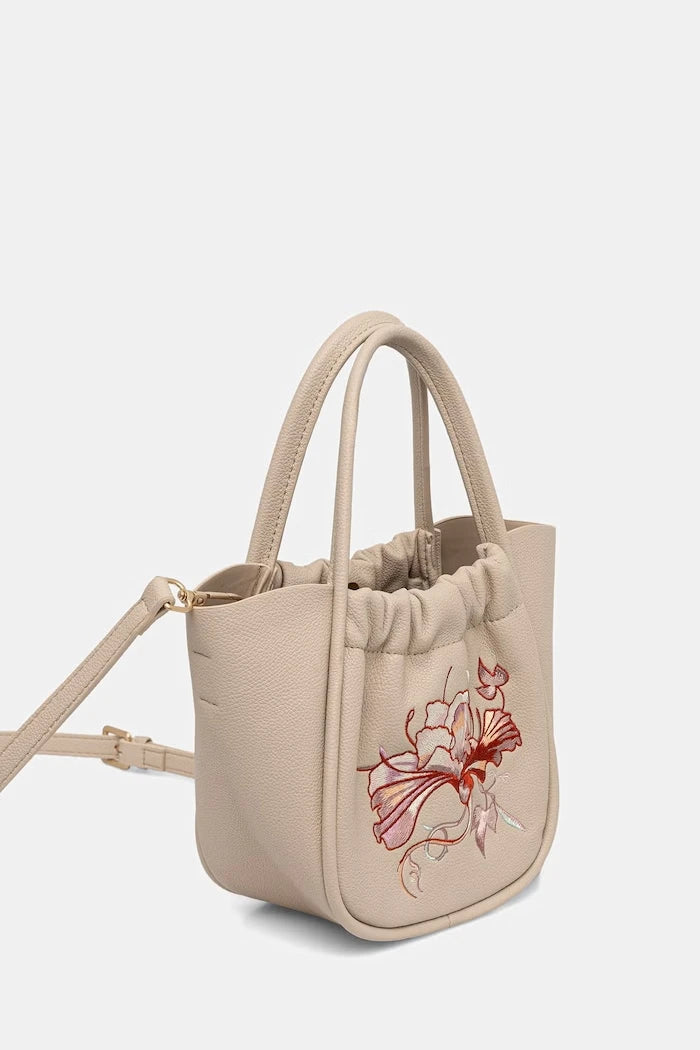 Medicine suni deri crossbody kadın çantası