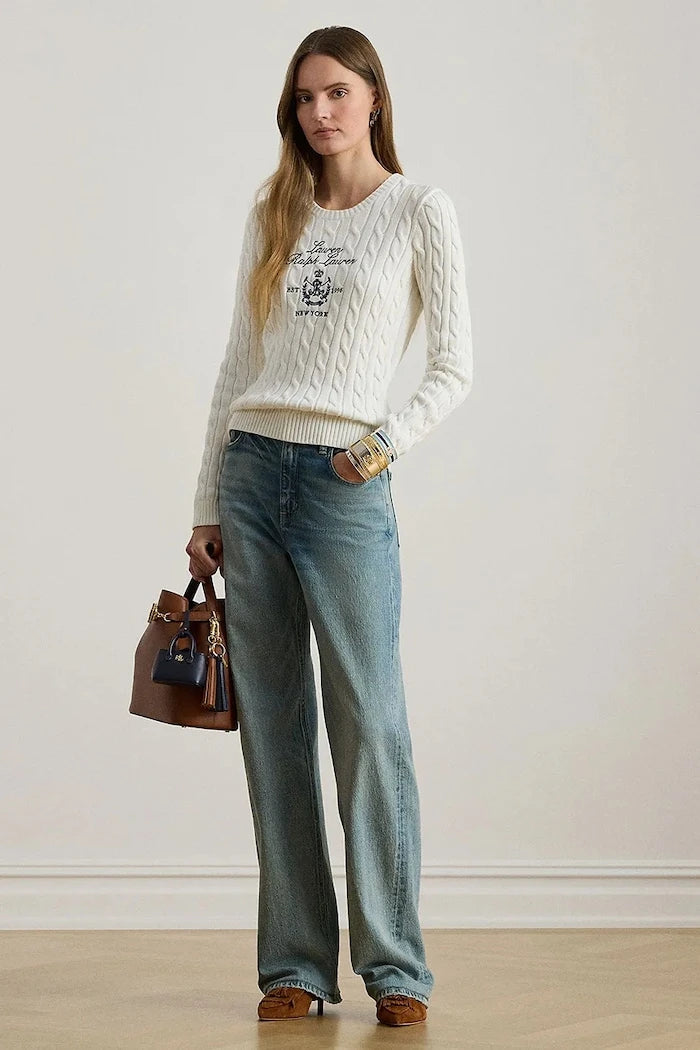 Памучен пуловер Lauren Ralph Lauren