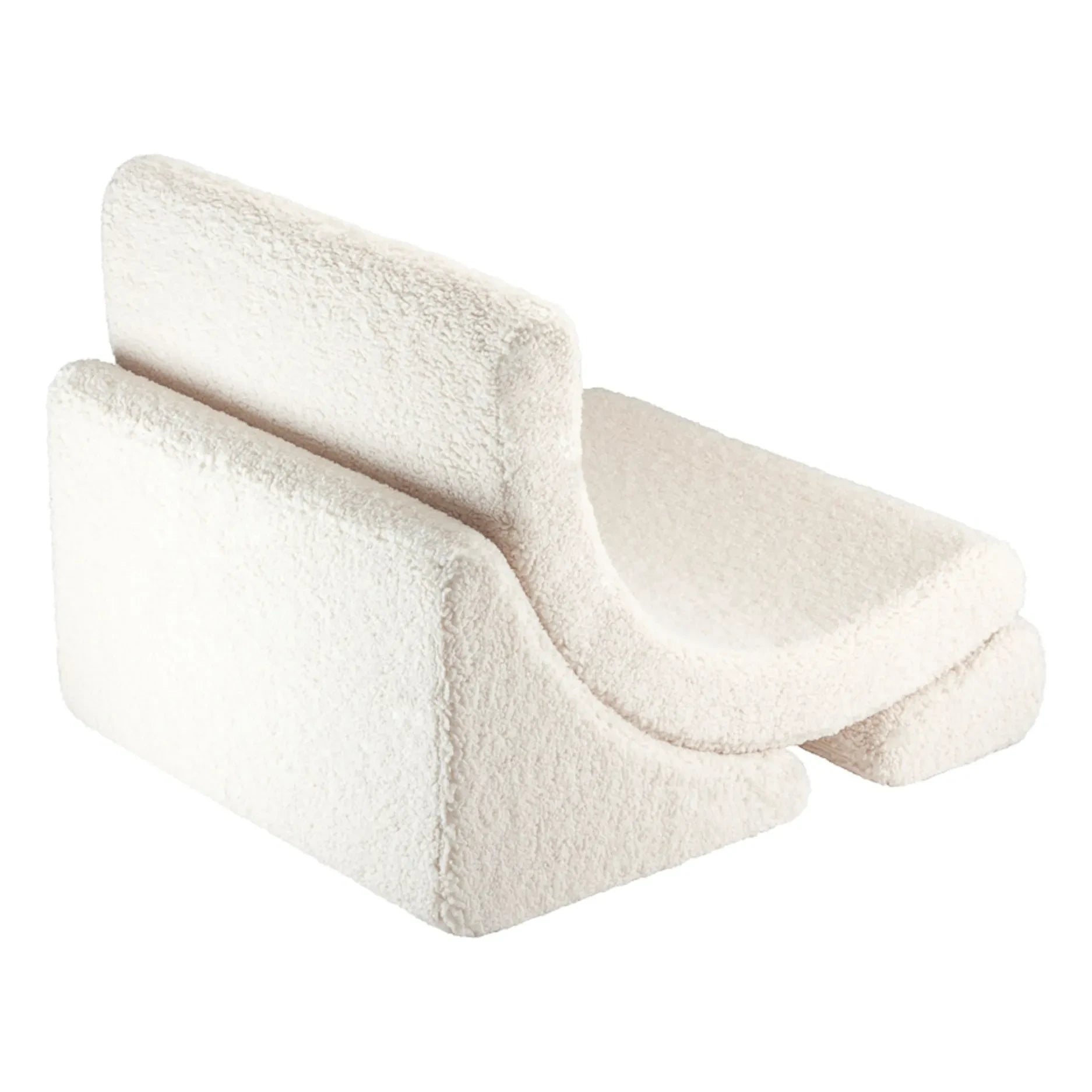 Wigiwama - Moon teddy armchair | Ecru