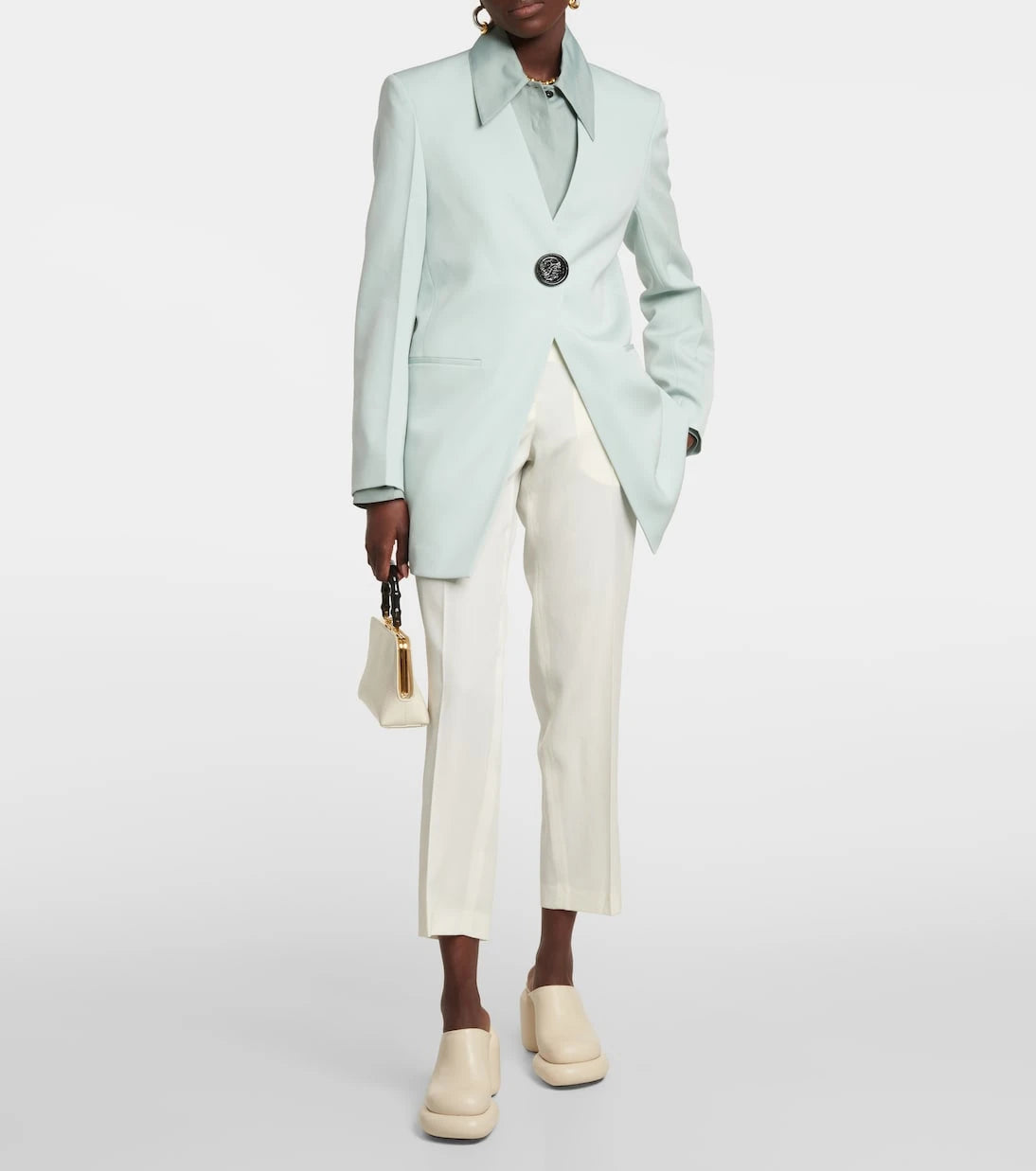 Jil Sander - Düz kesim yün pantolon