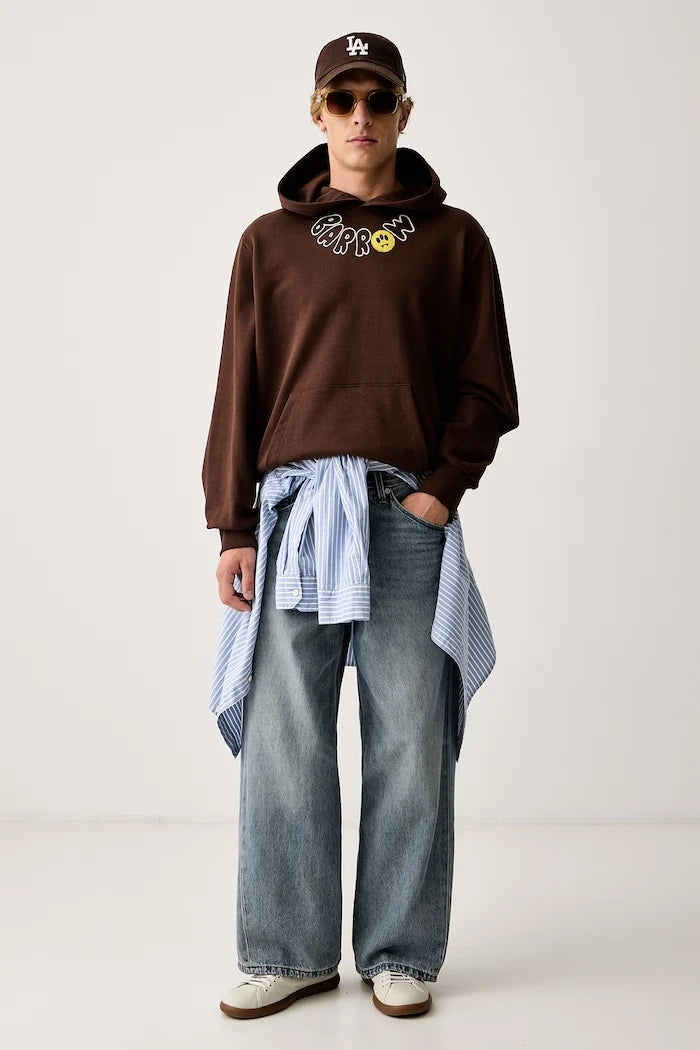 Pamuklu kapüşonlu sweatshirt