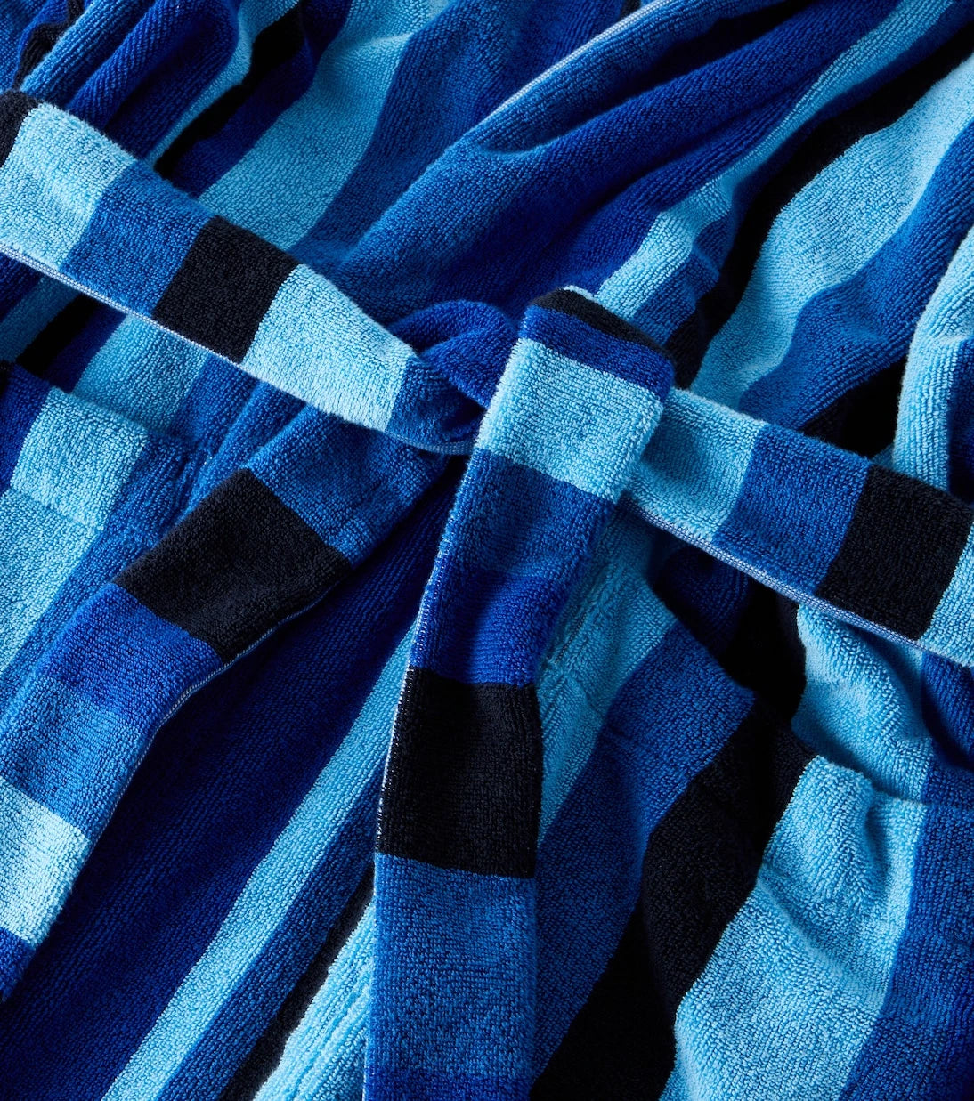 Versace Home - Striped cotton terry bathrobe